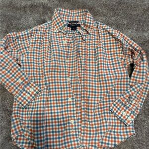 Lands' End Kids' Checkered Button-Down Shirt
